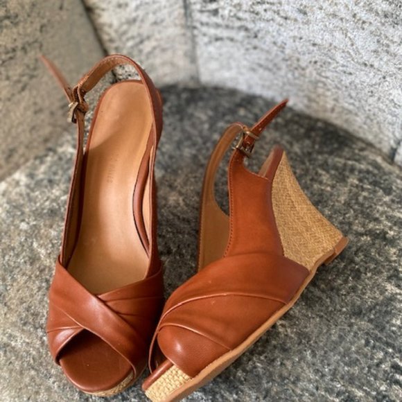 Comfortable Leather Wedges - Picture 1 of 4